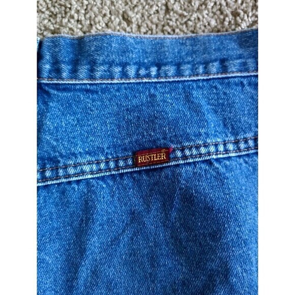 Rustler Tapered Jeans Women’s Size 14 Mises High Waisted Made In USA Vintage - Picture 8 of 10